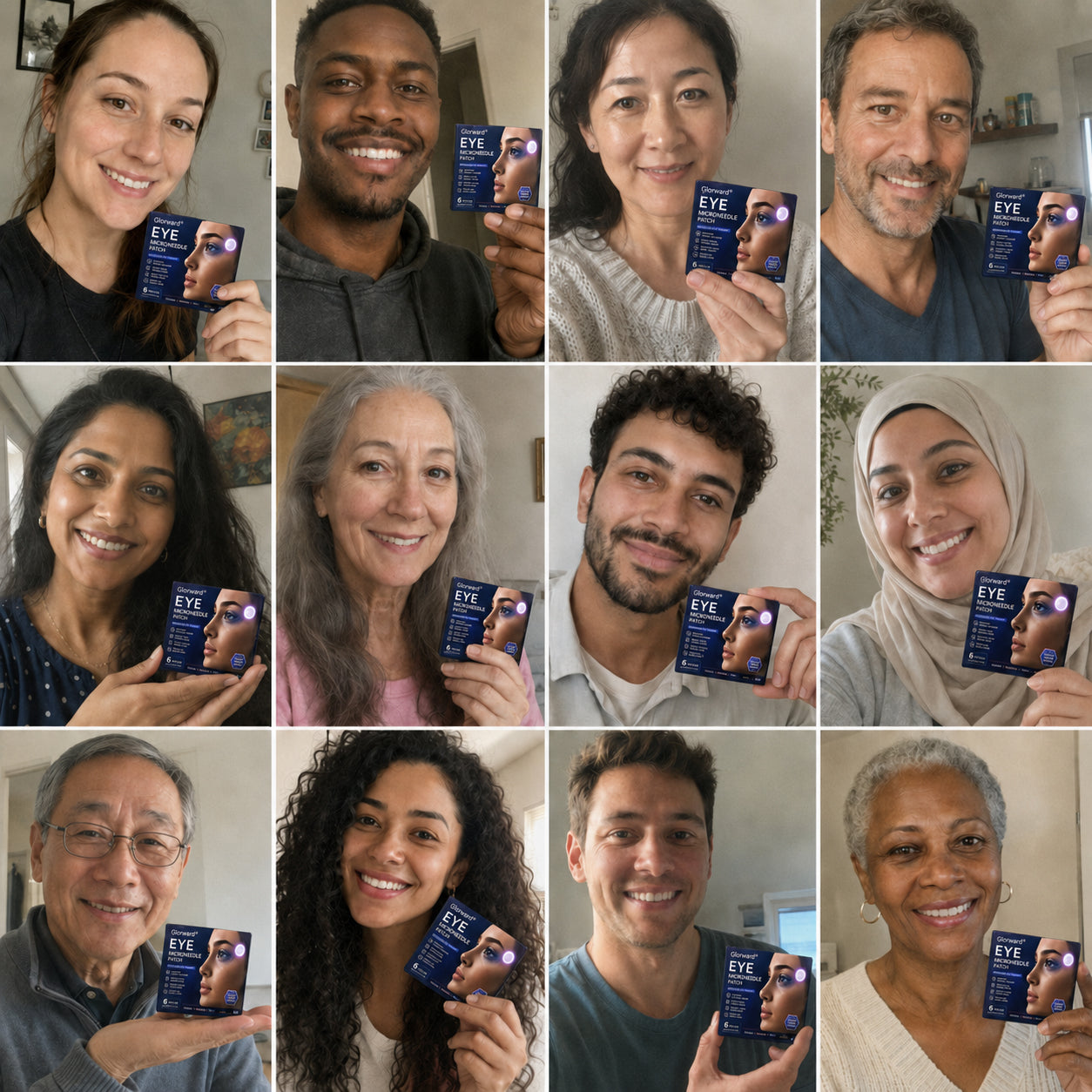 Glorward™ Transdermal Vision-Repair Eye Microneedle Patch(Suitable for presbyopia, dry eye syndrome, glaucoma, and cataracts)