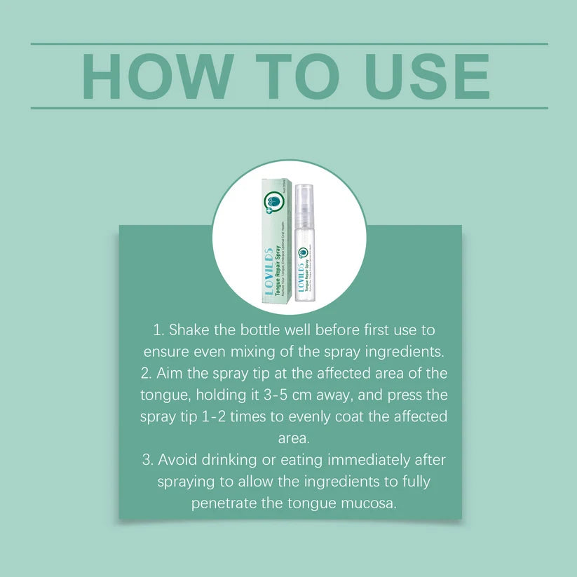LOVILDS Tongue Repair Spray