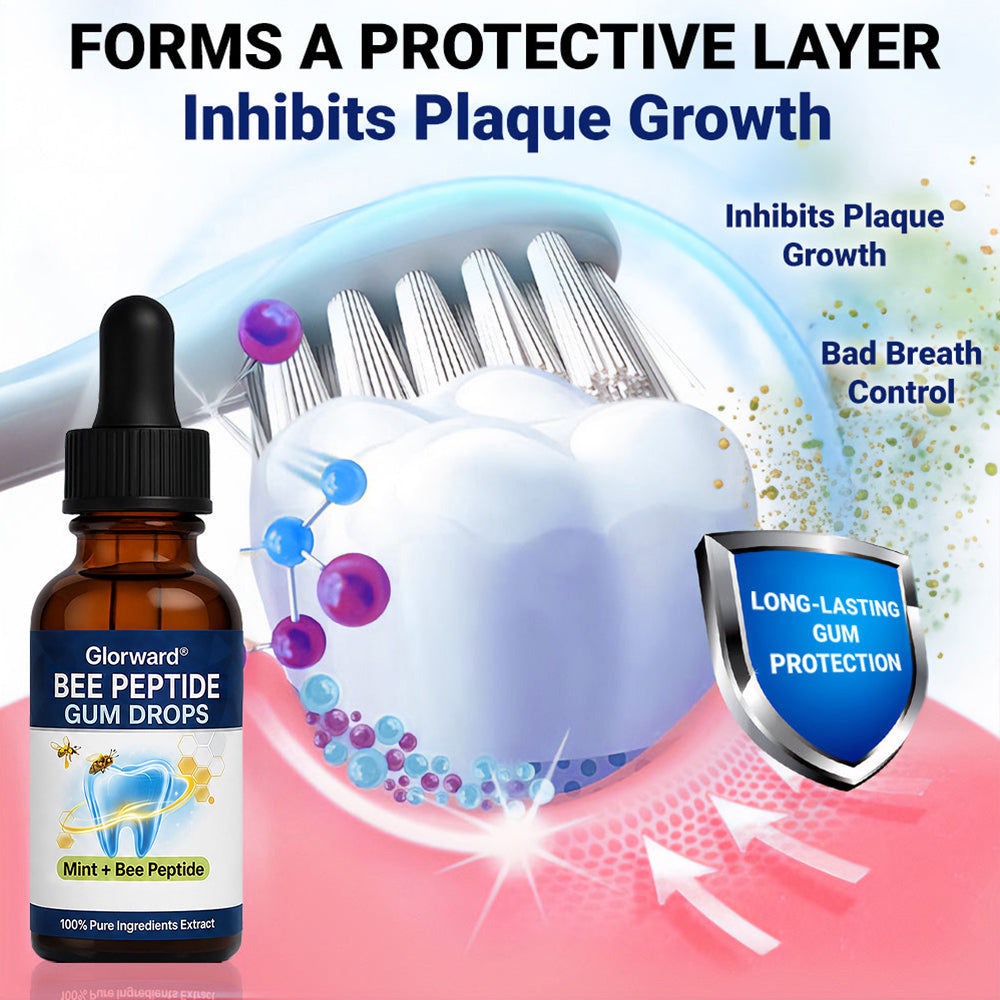 Glorward Dental treatment drops and a regular mouthwash