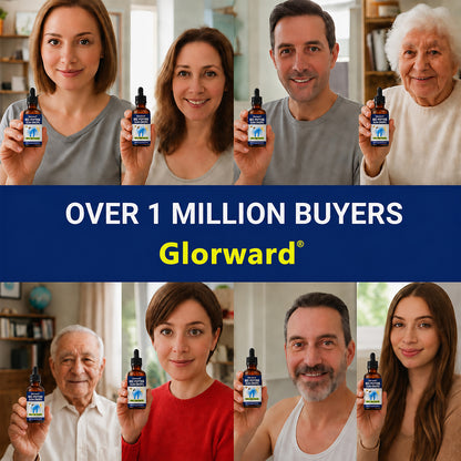 Glorward Dental treatment drops and a regular mouthwash