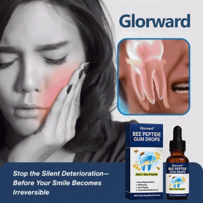 Glorward Dental treatment drops and a regular mouthwash