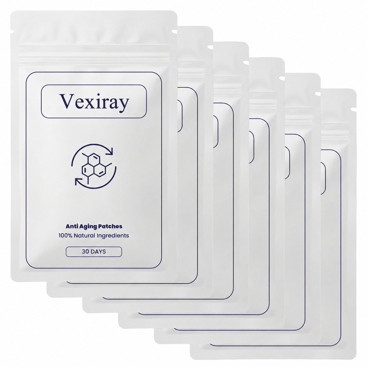Vexiray™ Daily Matrix Patch — 14-Nutrient Matrix Formula· Up to 8-Hour Daily Wear