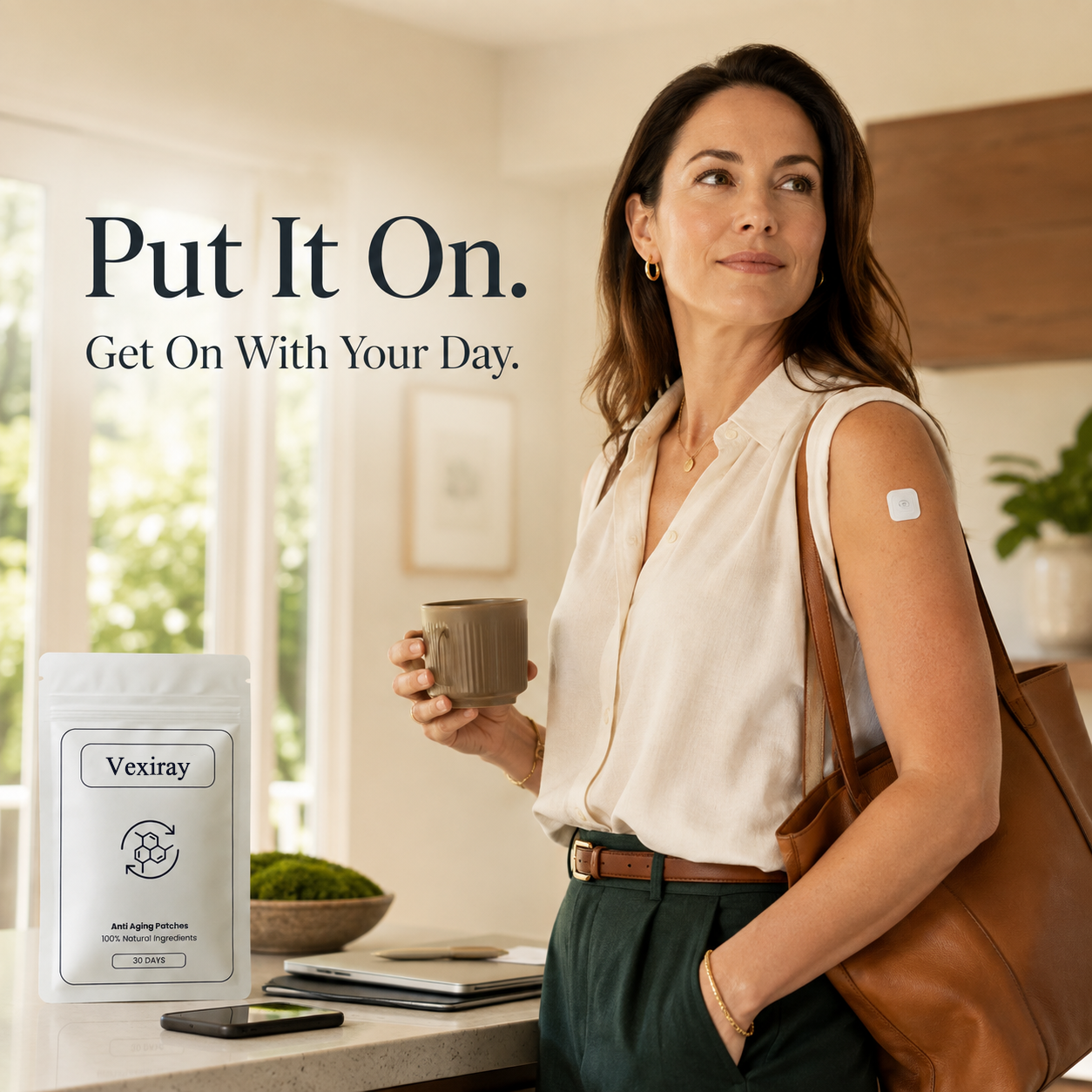 Vexiray™ Daily Matrix Patch — 14-Nutrient Matrix Formula· Up to 8-Hour Daily Wear