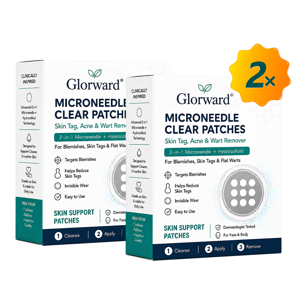 🔥Glorward®2-in-1 Microneedle & Hydrocolloid Patch🍀